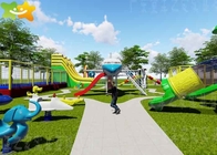 Amusement Park Kids Outdoor Playground Equipment Facility Fully Functional