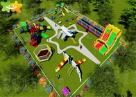 Amusement Park Kids Outdoor Playground Equipment Facility Fully Functional