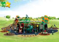 Preschool Outdoor Play Equipment Distinctive With Wavy Slide CE GS Certified